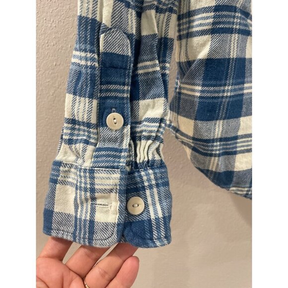 POLO RALPH LAUREN SHIRT LONG SLEEVE COTTON PLAID FANNEL RELAXED FIT SIZE M - Picture 7 of 7